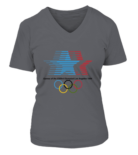 1984 Olympics vintage V-neck T-Shirt Woman