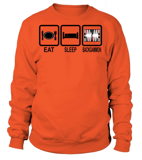 eat sleep backgammon lover board game gift Women's Sweatshirt