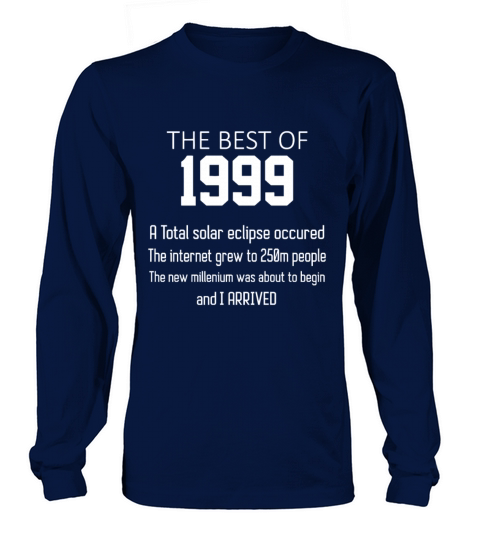 1999 21st Birthday Gift for 21 Year Old Boys Girls Women's Long Sleeve