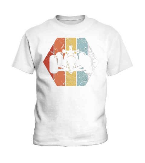 Funny Retro Vintage Formula 1 80s Style Kids T-Shirt