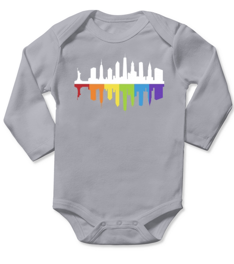 LGBT NYC World Pride 2019 Rainbow New York Long Sleeve Baby One-Piece