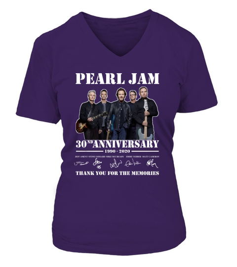 Pearl Jam 30th anniversary V-neck T-Shirt Woman