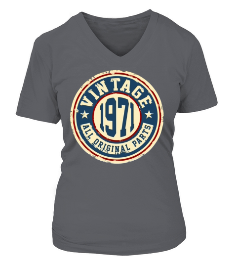 Vintage 1971 Women's V-Neck T-shirt