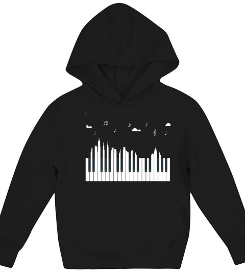 Piano City - Pianist Keyboard Player Music Gift Kids Hoodie