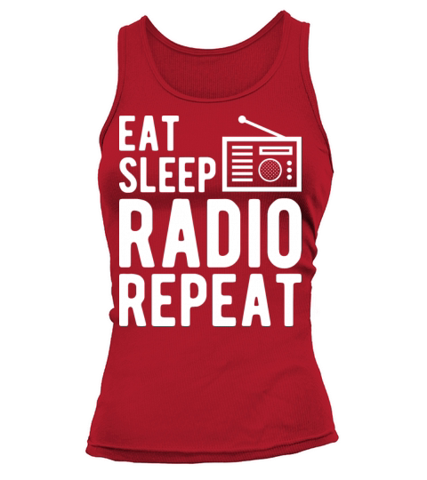 Radio - Eat Sleep Radio Repeat Tank top Woman