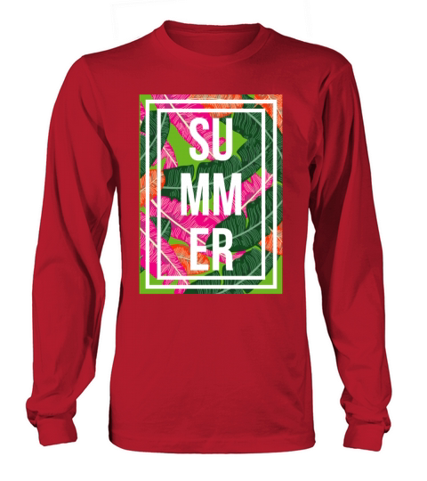 Summer Palm Tree Women's Long Sleeve