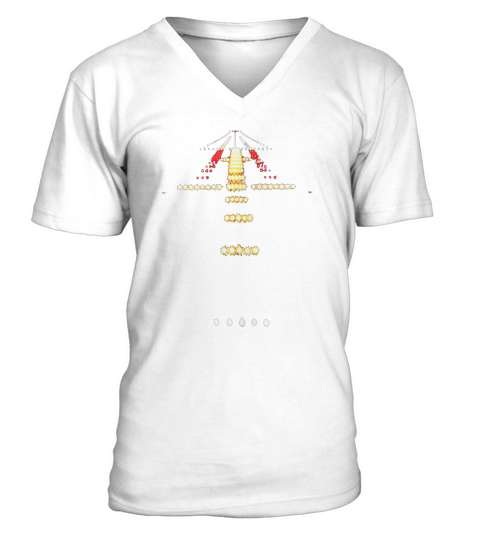 Approach Lighting System Lovely Pilot V-Neck T-shirt