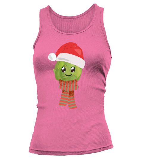 Artichoke Santa Claus Hat Women's Tank Top