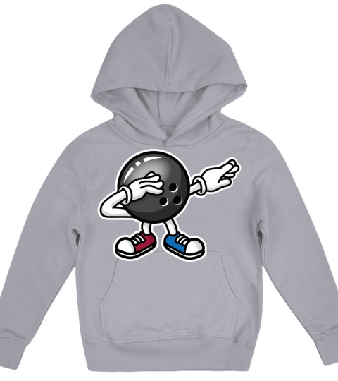 Dab dabbing bowling ball Kids Hoodie