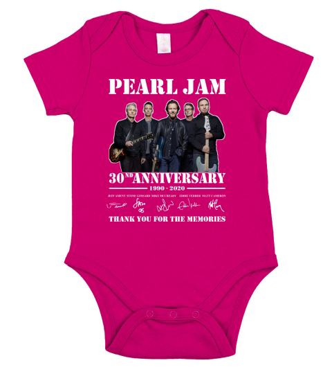 Pearl Jam 30th anniversary Short Sleeve Baby One-Piece