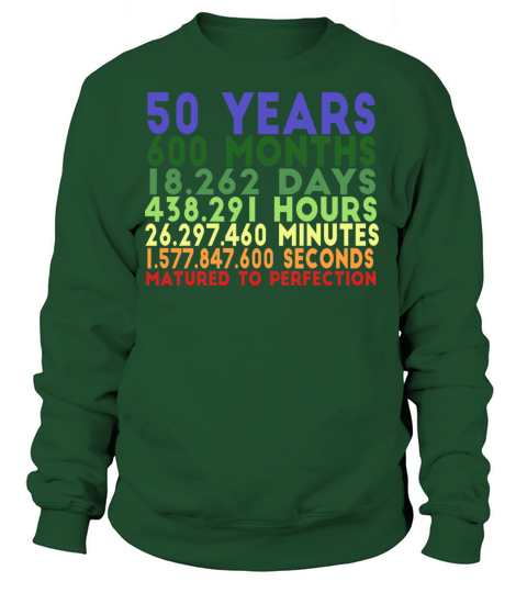 50 years birthday anniversary date of birth 50th Women's Sweatshirt