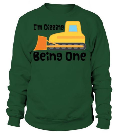 1st Birthday Construction Truck Women's Sweatshirt