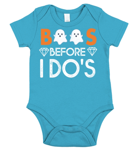 Boos Before I Dos Boochelorette Halloween Short Sleeve Baby One-Piece