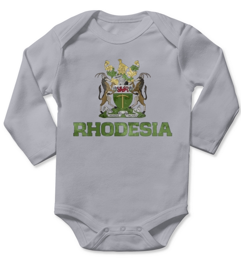 Rhodesia coat of arms south africa T-Shirt T-Shirt Long Sleeve Baby One-Piece