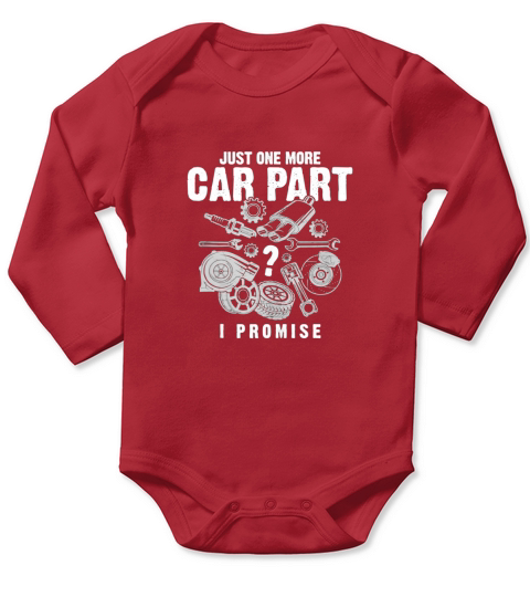 Just One More Car Part I Promise Long Sleeve Baby One-Piece