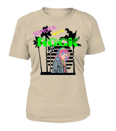 SUMMER WITH ROCK Women's T-Shirt