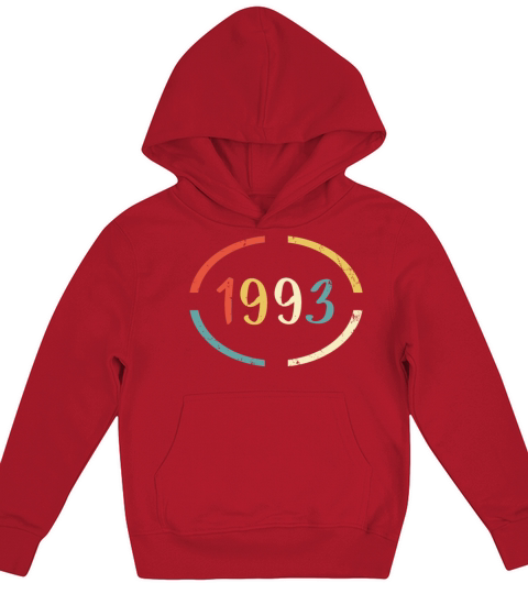 Retro Birthday Gift - Vintage Born in 1993 Kids Hoodie