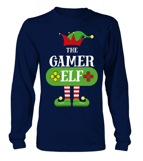 Gamer Elf Family Matching Christmas Pajama Women's Long Sleeve