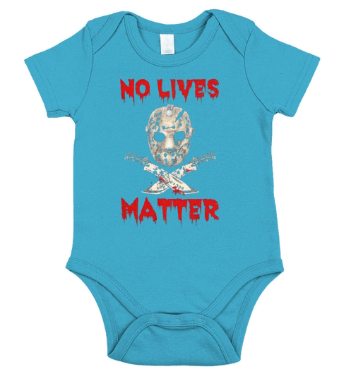 Jason Voorhees no lives matter Halloween Short Sleeve Baby One-Piece