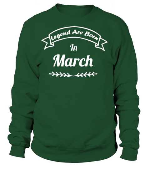 legends born in march Women's Sweatshirt