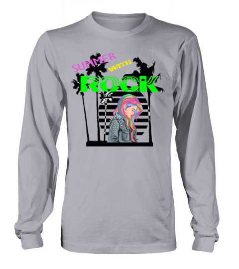 SUMMER WITH ROCK Women's Long Sleeve