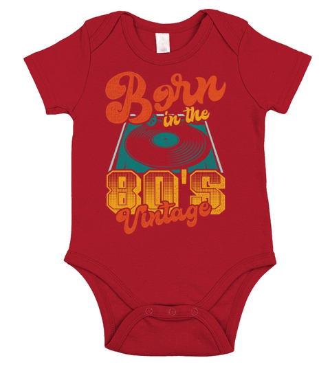Born in the 80s 1981 40th Birthday Short Sleeve Baby One-Piece