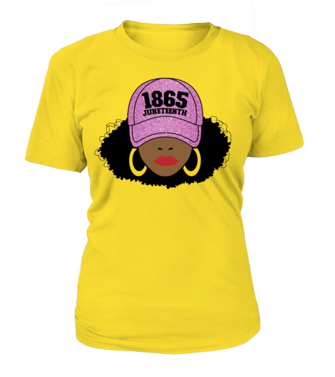 Juneteenth 1865 Black Freedom Afro Womens Women's T-Shirt