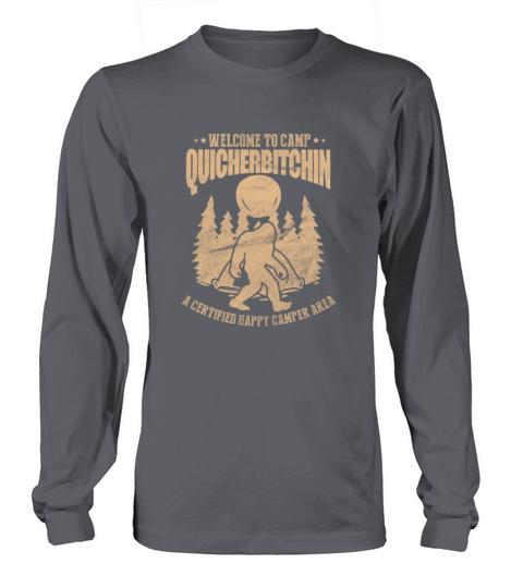 Camping Welcome To Camp Bigfoot Outdoor Women's Long Sleeve