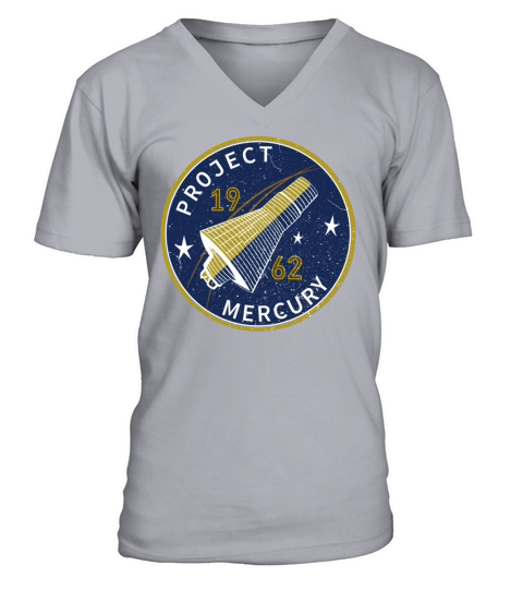 SPACE PROJECT MERCURY V-Neck T-shirt