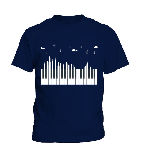Piano City - Pianist Keyboard Player Music Gift Kids T-Shirt