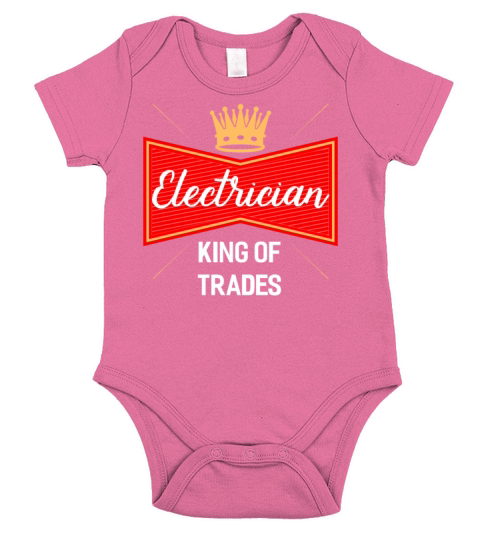 Electrician Electricity Electronics Electric Gift Short Sleeve Baby One-Piece
