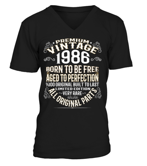 PREMIUM VINTAGE 1986 Men's V-Neck T-shirt
