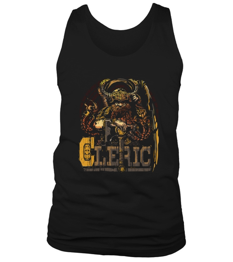 Dwarven Cleric RPG Fantasy Dungeons Roleplaying Gamers Tank Top Unisex