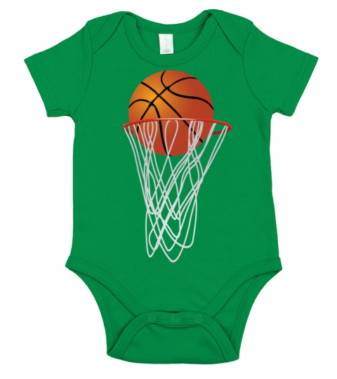 Basketball hoop and ball Short Sleeve Baby One-Piece
