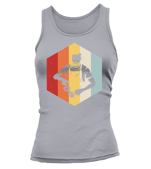 Retro Barista Coffee Vintage Coffeemaker Women's Tank Top