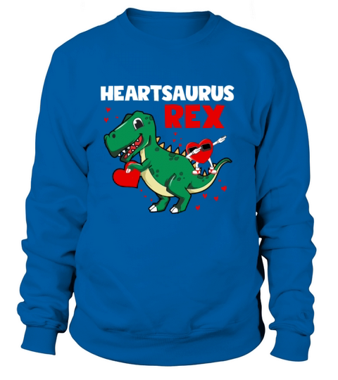Valentines Day Heartsaurus Rex Dab Dance Heart Women's Sweatshirt