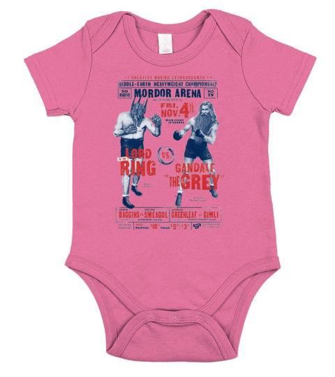 Lord of the Ring And Gandale The Grey Short Sleeve Baby One-Piece