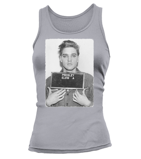 Elvis Presley Army Mug Shot Tank top Woman