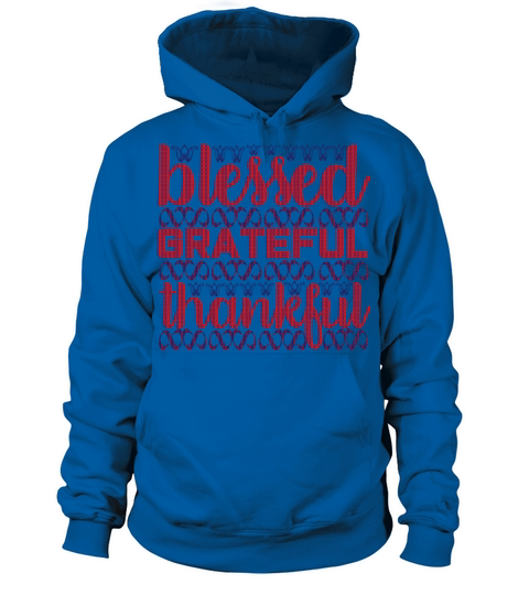 Blessed Grateful Thankful Women's Hoodie