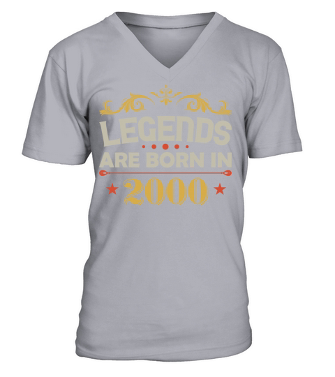 Legends were born 2000 birthday Men's V-Neck T-shirt