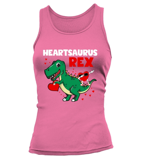 Valentines Day Heartsaurus Rex Dab Dance Heart Tank top Woman