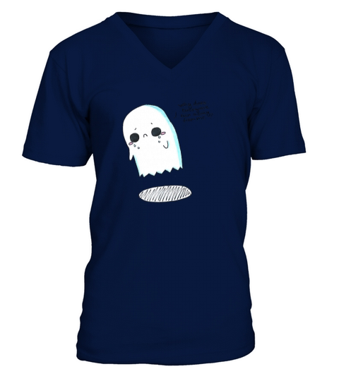 Crying Ghost Men's V-Neck T-shirt