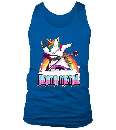 Funny Heavy Metal Unicorn Tank Top Unisex