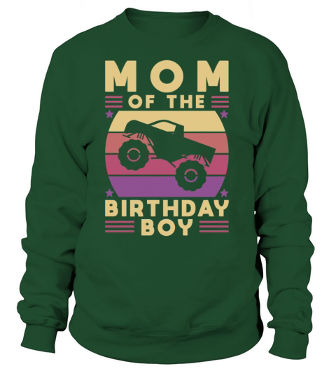Monster Truck Mom Of The Birthday Women's Sweatshirt