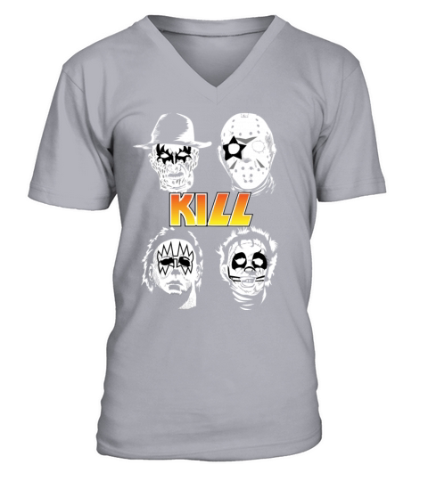 Halloween Costume Horror Movie Serial Killers Jaso Men's V-Neck T-shirt