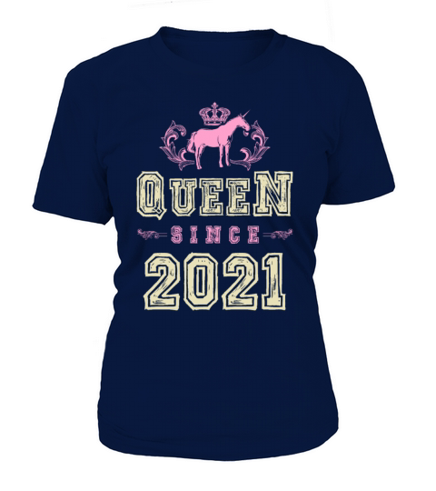 2021 Queen unicorn T-Shirt Woman
