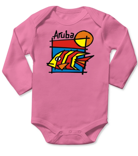 Aruba Long Sleeve Baby One-Piece