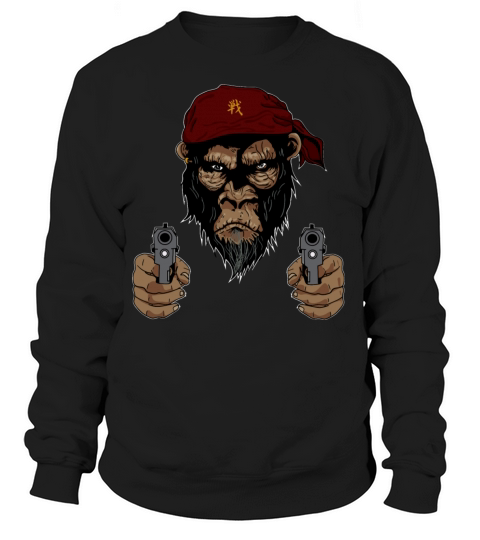 Jungle Animals - Gorilla with Guns Women's Sweatshirt