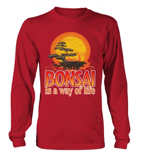 Bonsai A Way Of Life Shirts Men's Long Sleeve