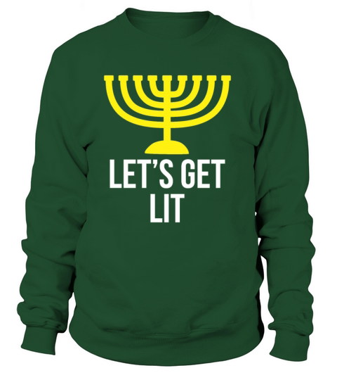 Funny Christmas Hanukkah Jewish Menorah Women's Sweatshirt